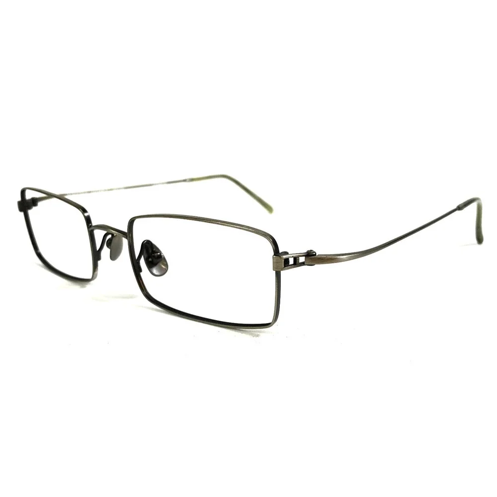 Morgenthal Frederics Eyeglasses Frames REMY 4 Brushed Pewter Gunmetal 50-19-140